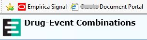 Drug Event Combinations